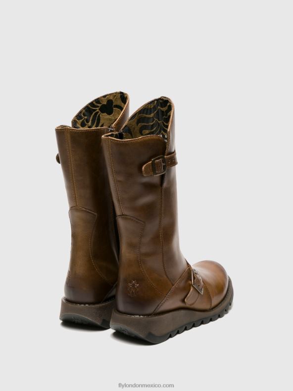 camello 2LT8B346 hebilla botas mes 2 Fly London mujer
