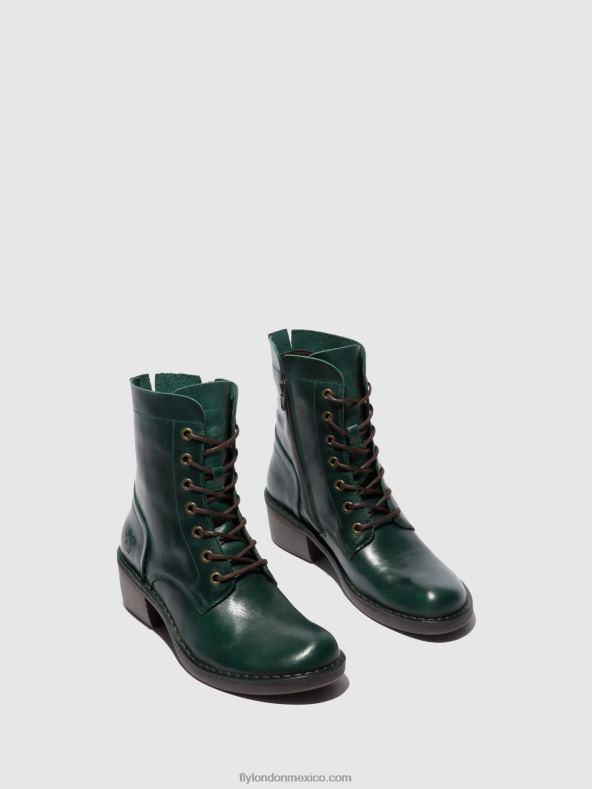 alfombra de gasolina 2LT8B195 botines con cordones milu044 Fly London mujer