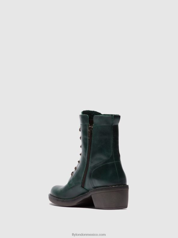 alfombra de gasolina 2LT8B195 botines con cordones milu044 Fly London mujer