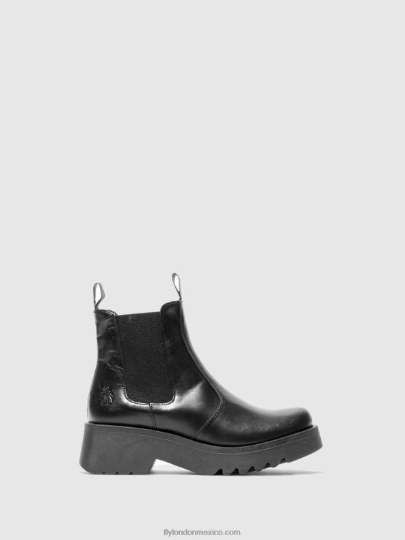 alfombra negra 2LT8B221 botines chelsea medi789 Fly London mujer
