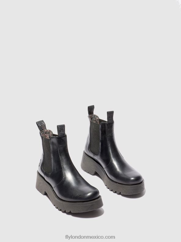 alfombra negra 2LT8B221 botines chelsea medi789 Fly London mujer