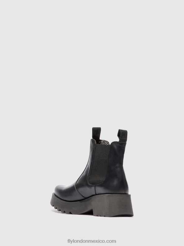 alfombra negra 2LT8B221 botines chelsea medi789 Fly London mujer