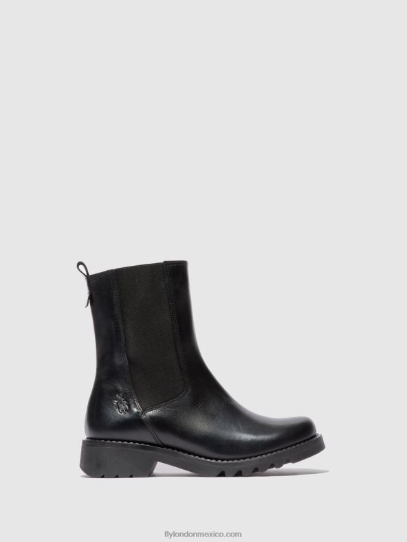 alfombra negra (toda negra) 2LT8B220 botines chelsea rein795 Fly London mujer