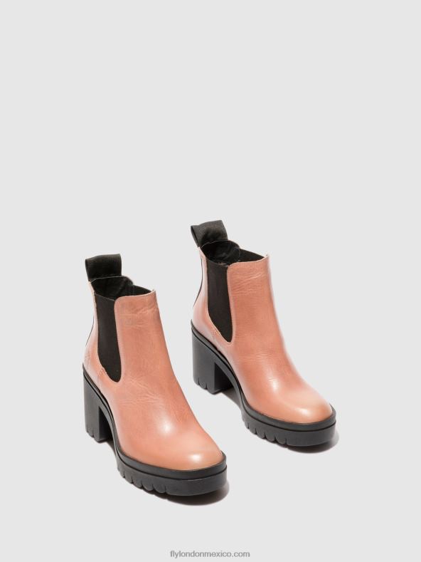 alfombra rosa 2LT8B213 botines chelsea tope520 Fly London mujer