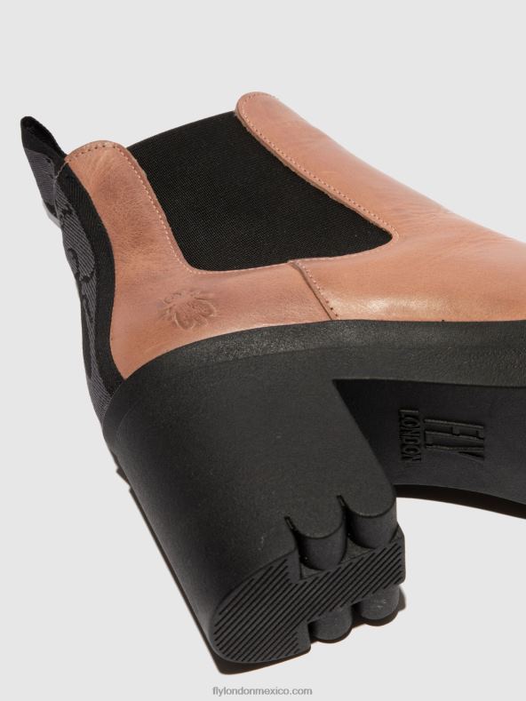 alfombra rosa 2LT8B213 botines chelsea tope520 Fly London mujer