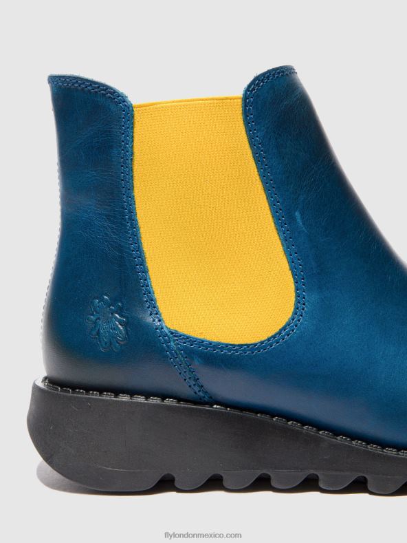 alfombra salv azul real (elástico mostaza) 2LT8B214 botines chelsea Fly London mujer