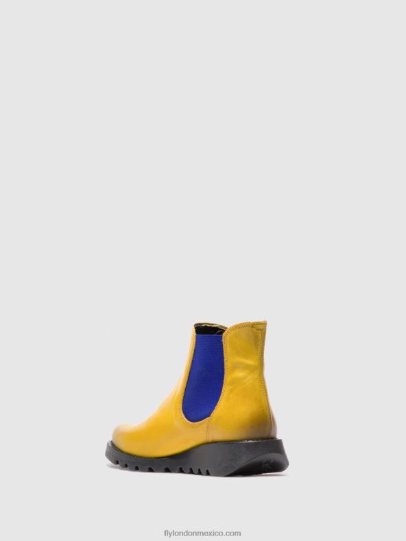 alfombra salv mostaza (elástico azul) 2LT8B178 botines chelsea Fly London mujer