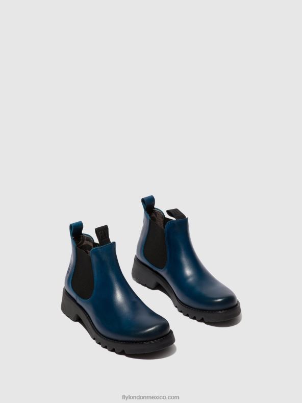 azul royal (suela negra) 2LT8B123 botines chelsea rika894 Fly London mujer