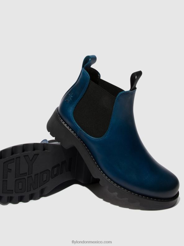 azul royal (suela negra) 2LT8B123 botines chelsea rika894 Fly London mujer