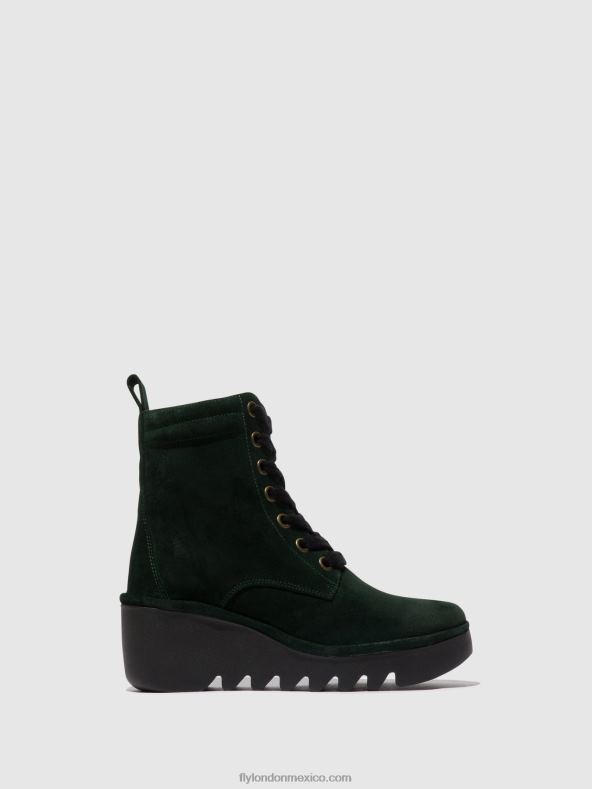 bosque verde 2LT8B105 botines con cordones biaz329 Fly London mujer