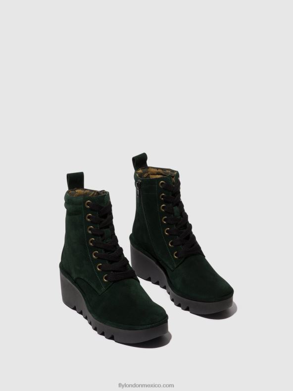 bosque verde 2LT8B105 botines con cordones biaz329 Fly London mujer