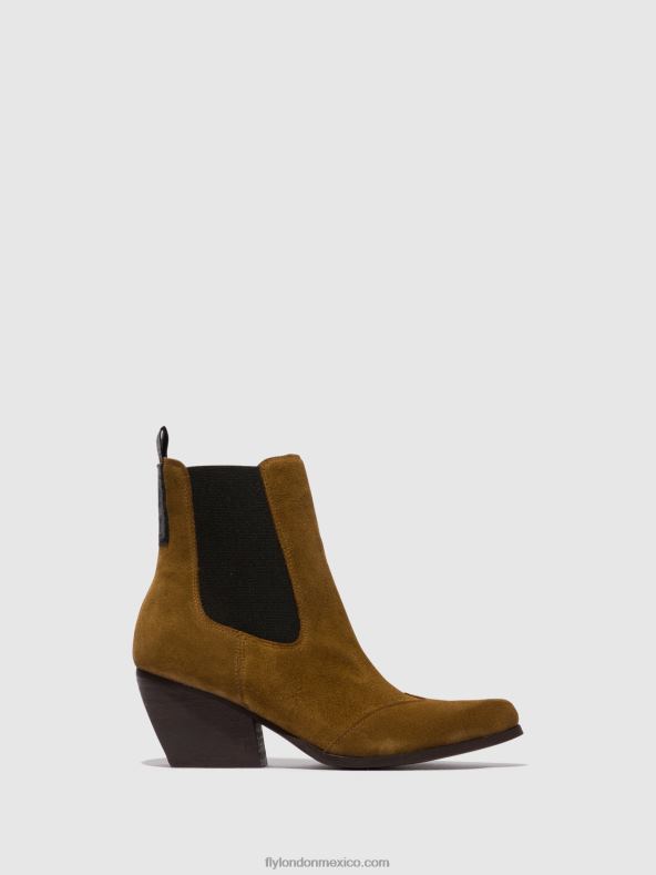 camello 2LT8B113 botines chelsea torm911 Fly London mujer