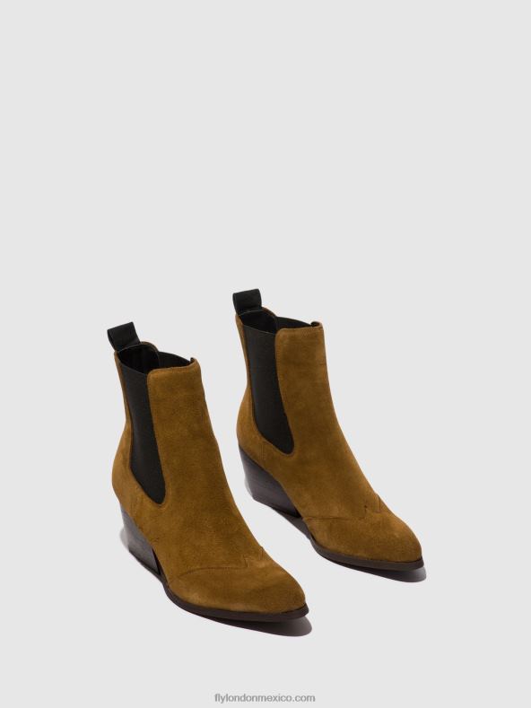 camello 2LT8B113 botines chelsea torm911 Fly London mujer