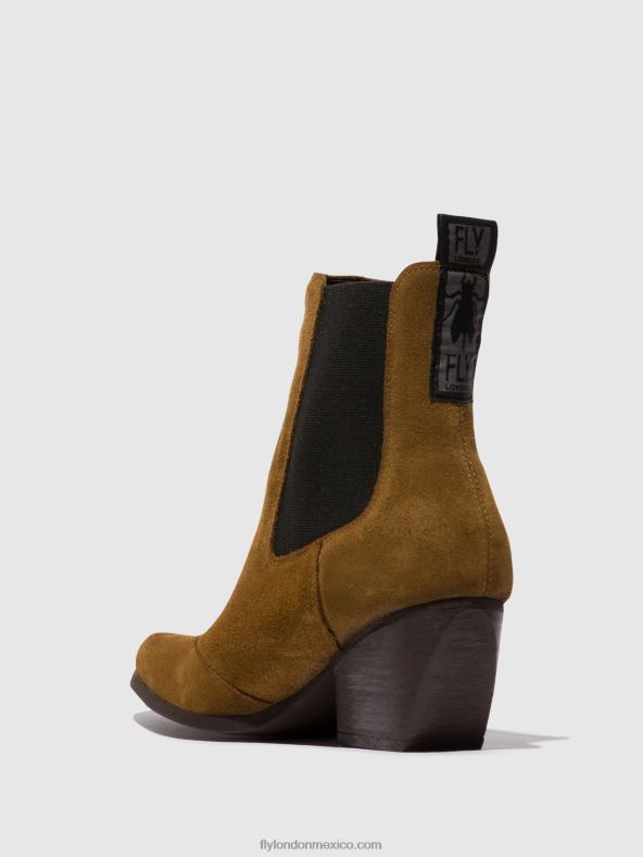 camello 2LT8B113 botines chelsea torm911 Fly London mujer