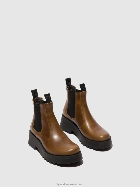 camello 2LT8B135 botines chelsea medi789 Fly London mujer