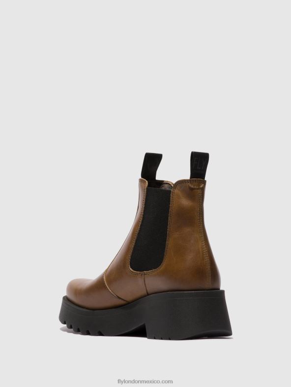camello 2LT8B135 botines chelsea medi789 Fly London mujer