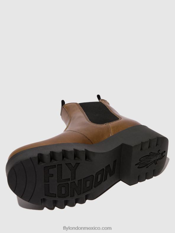 camello 2LT8B135 botines chelsea medi789 Fly London mujer