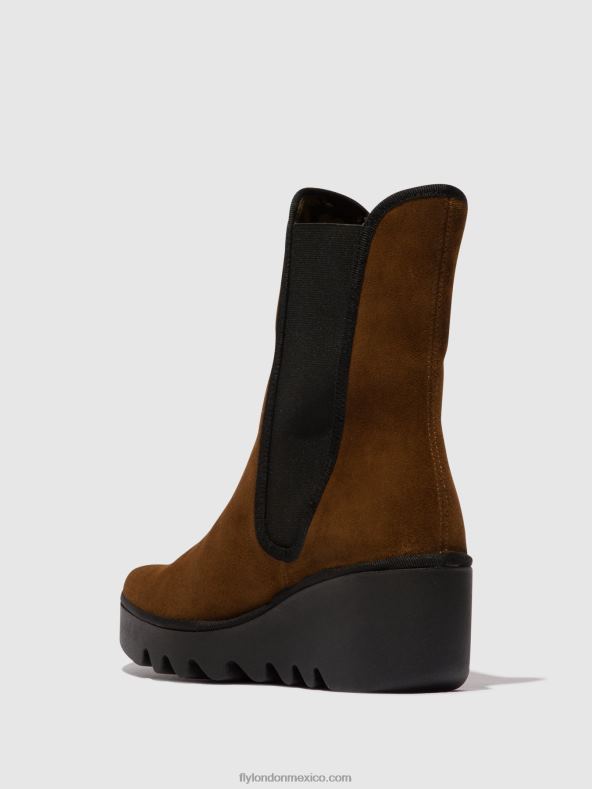 camello 2LT8B146 botines chelsea byro395 Fly London mujer
