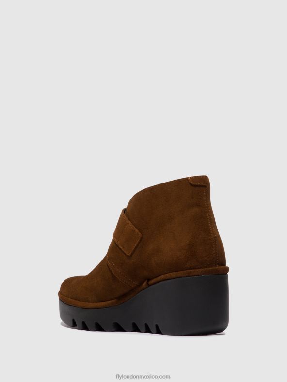 camello 2LT8B150 botines hebilla birt397 Fly London mujer