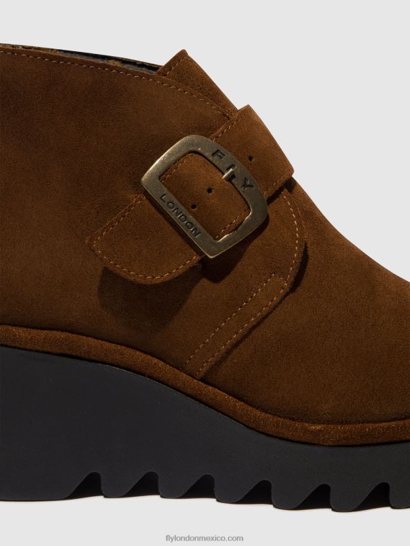 camello 2LT8B150 botines hebilla birt397 Fly London mujer