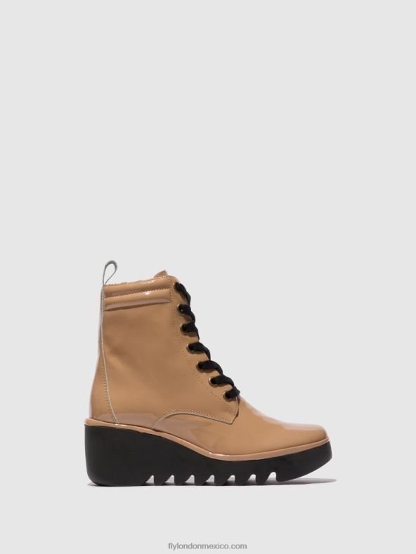 capuchino 2LT8B109 botines con cordones biaz329 Fly London mujer
