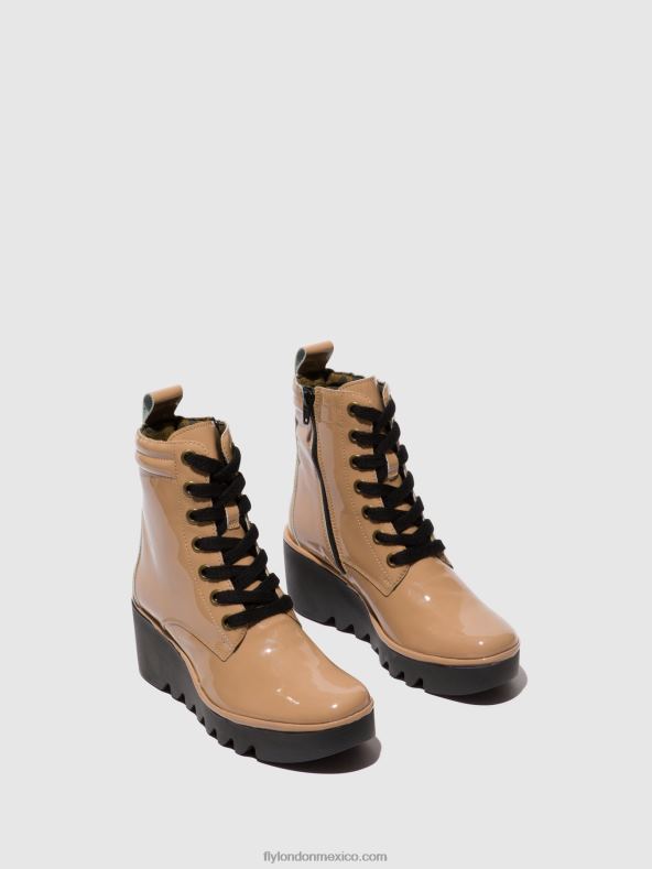 capuchino 2LT8B109 botines con cordones biaz329 Fly London mujer