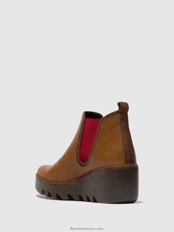cuoio (elástico rojo) 2LT8B152 botines chelsea byne349 Fly London mujer