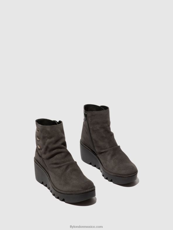 diesel de gamuza de aceite 2LT8B183 botines con cremallera brom344 Fly London mujer