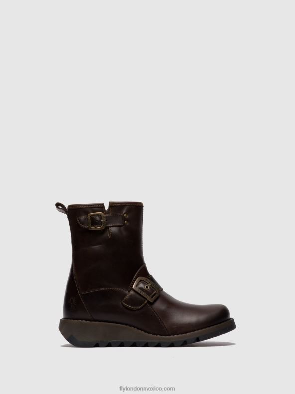 dk.brown 2LT8B266 botines hebilla sino525 Fly London mujer