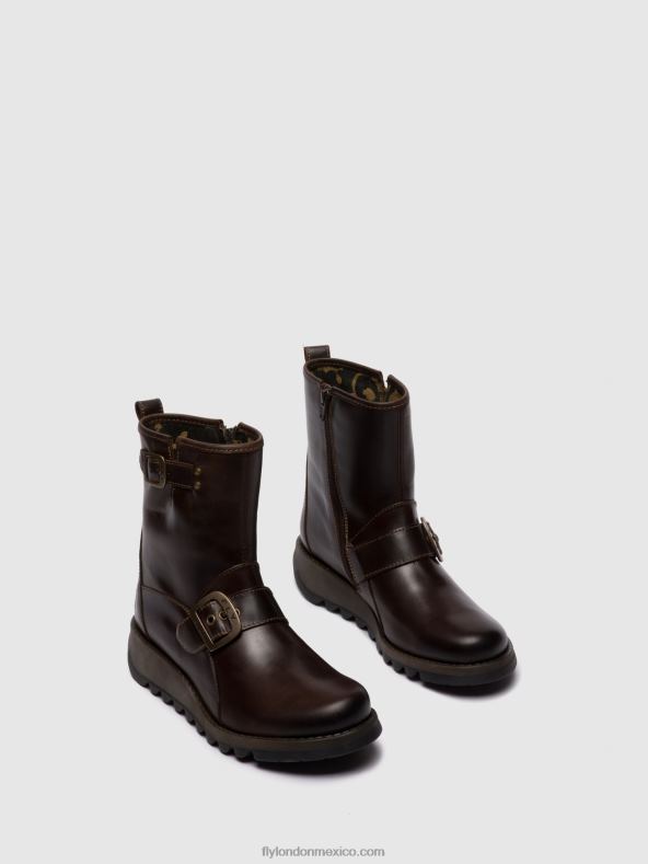 dk.brown 2LT8B266 botines hebilla sino525 Fly London mujer