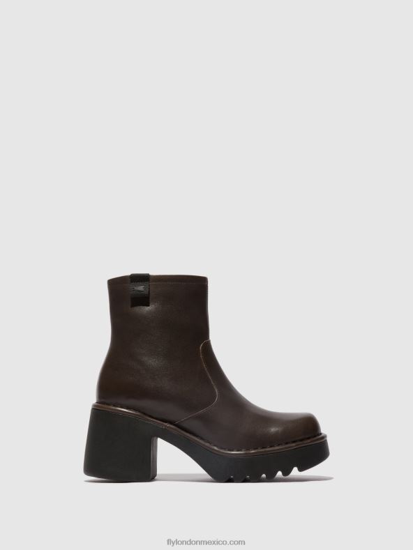 dk.taupe 2LT8B52 botines con cremallera moge250 Fly London mujer