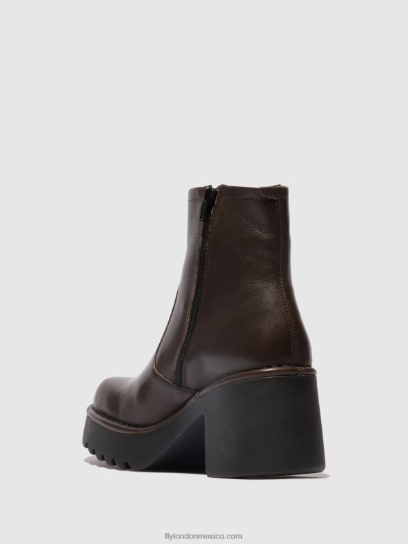 dk.taupe 2LT8B52 botines con cremallera moge250 Fly London mujer