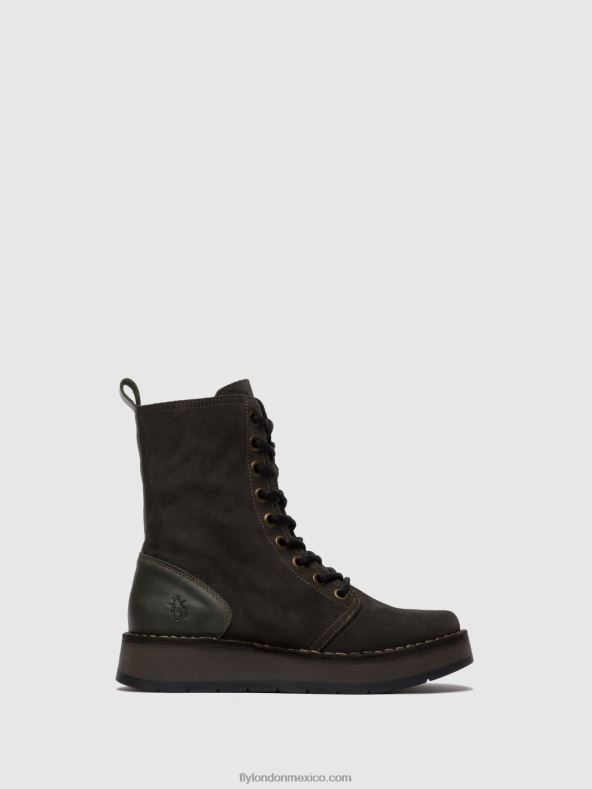 gamuza/alfombra diesel 2LT8B247 botines con cordones rami043 Fly London mujer