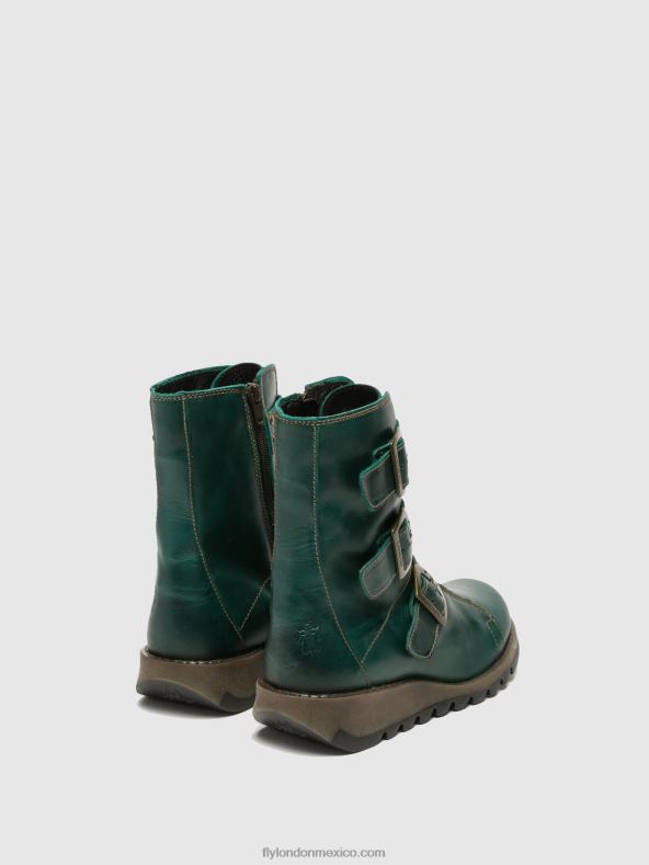 gasolina 2LT8B264 botines hebilla scop110 Fly London mujer