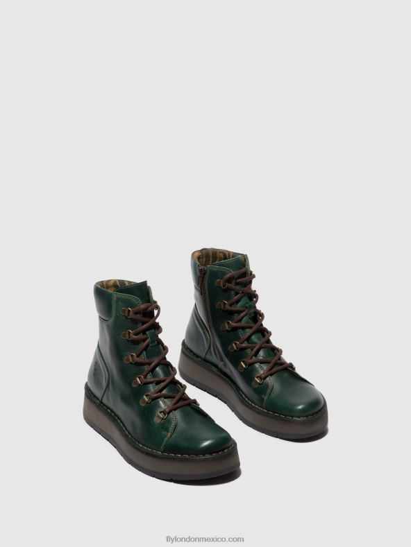 gasolina 2LT8B89 botines con cordones roxy094 Fly London mujer