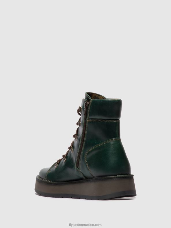 gasolina 2LT8B89 botines con cordones roxy094 Fly London mujer