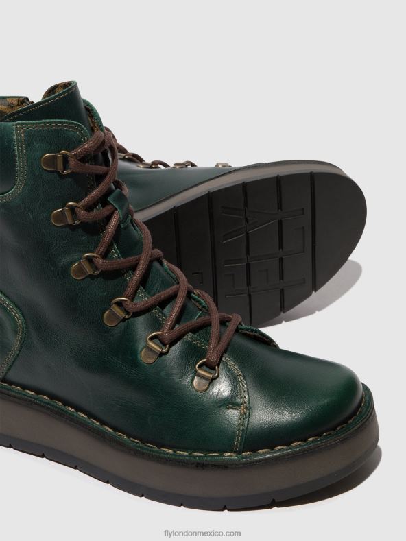 gasolina 2LT8B89 botines con cordones roxy094 Fly London mujer