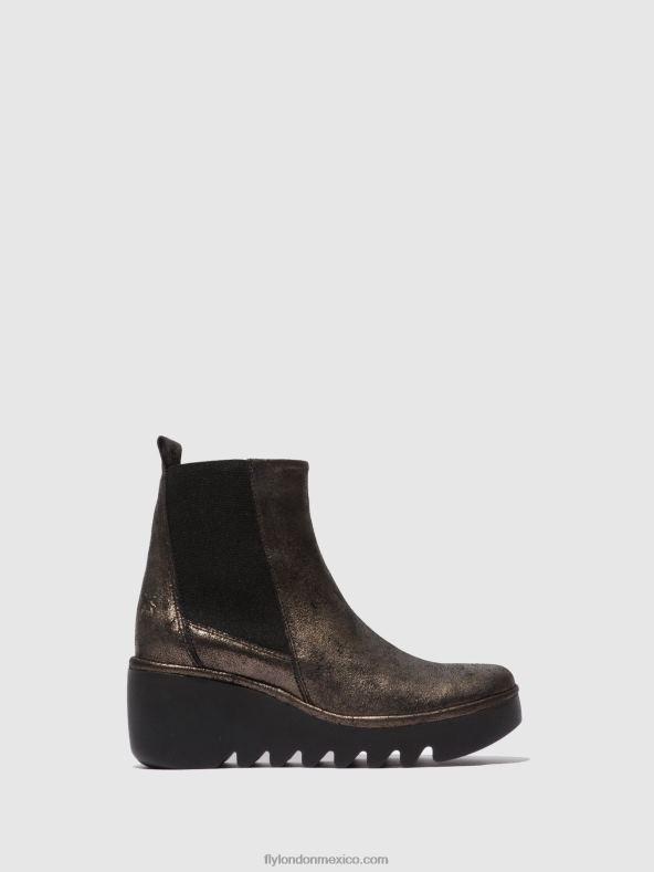 genial grafito 2LT8B236 botines chelsea bagu233 Fly London mujer
