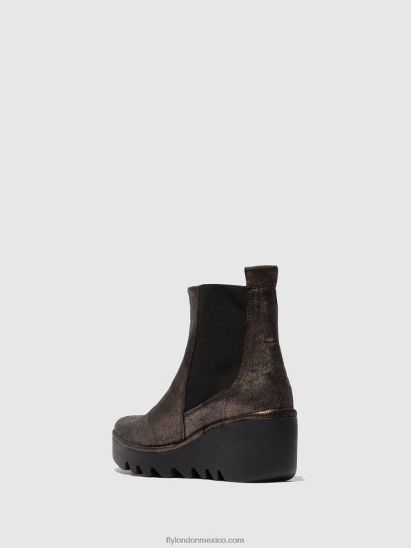 genial grafito 2LT8B236 botines chelsea bagu233 Fly London mujer