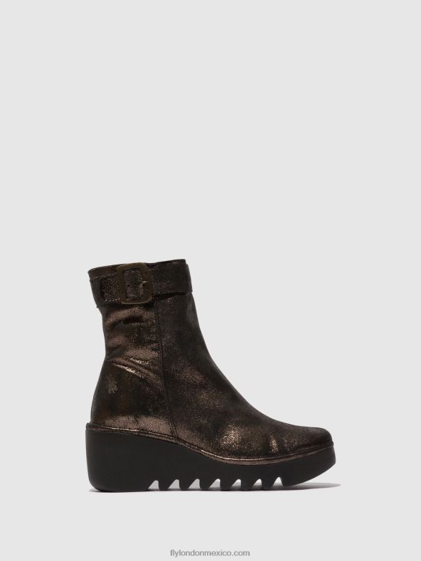 grafito 2LT8B68 botines con cremallera bepp396 Fly London mujer