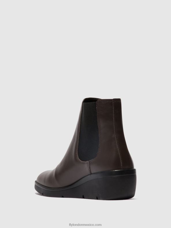 marrón 2LT8B132 botines chelsea nola549 Fly London mujer