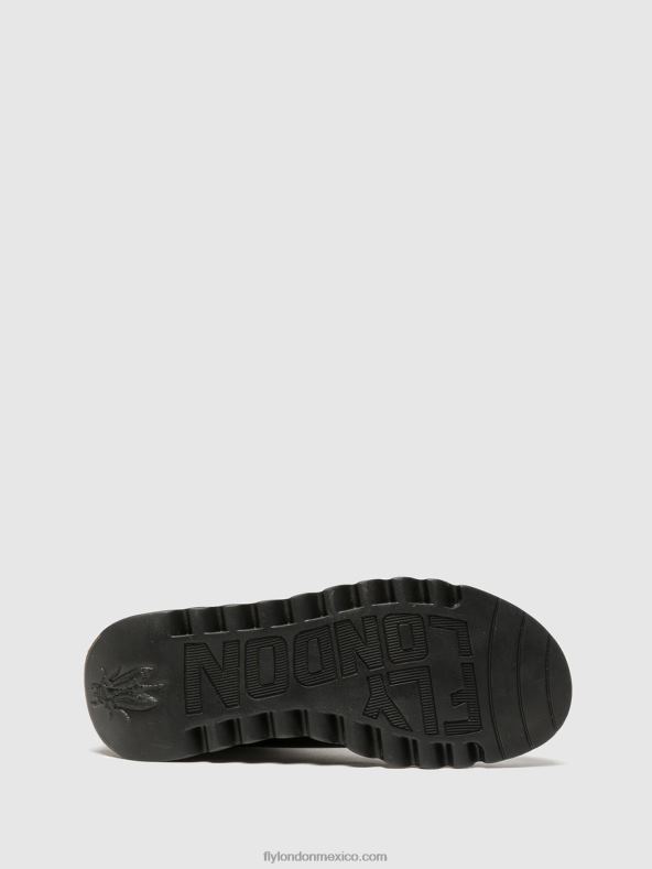 marrón oscuro 2LT8B272 botines chelsea Fly London mujer