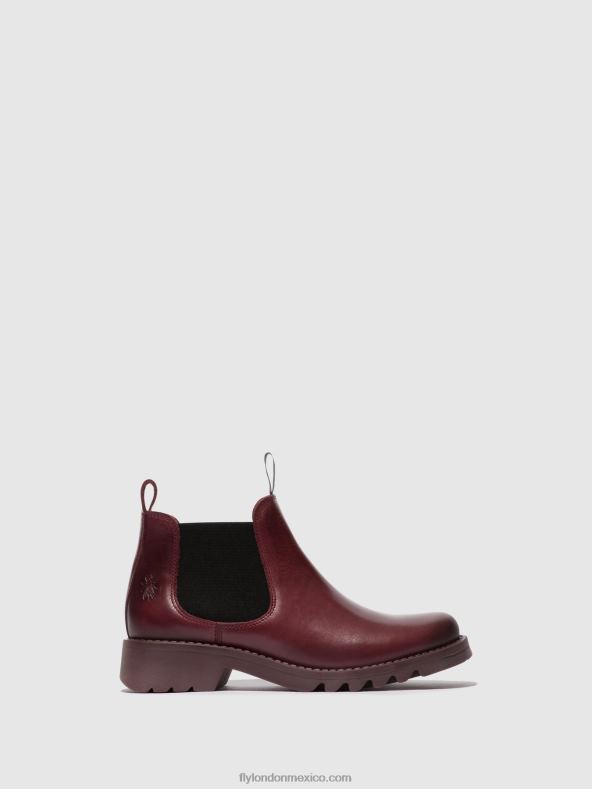 morado (suela morada) 2LT8B126 botines chelsea rika894 Fly London mujer