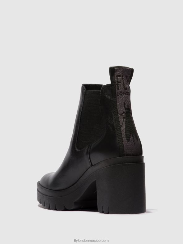 negro 2LT8B120 botines chelsea tope520 Fly London mujer