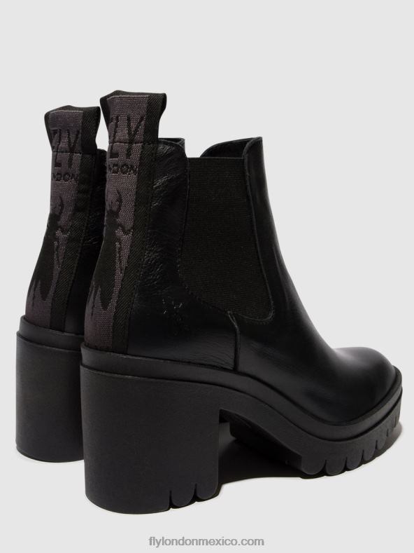 negro 2LT8B120 botines chelsea tope520 Fly London mujer