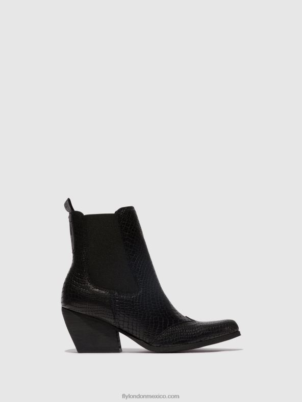 negro 2LT8B122 botines chelsea torm911 Fly London mujer