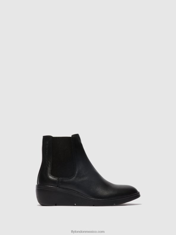 negro 2LT8B130 botines chelsea nola549 Fly London mujer