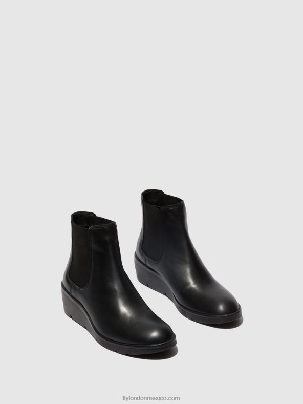 negro 2LT8B130 botines chelsea nola549 Fly London mujer