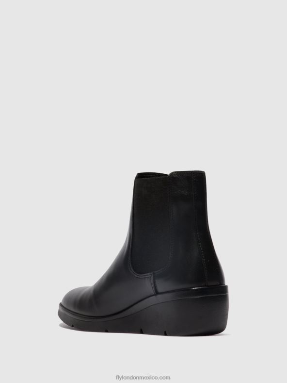 negro 2LT8B130 botines chelsea nola549 Fly London mujer