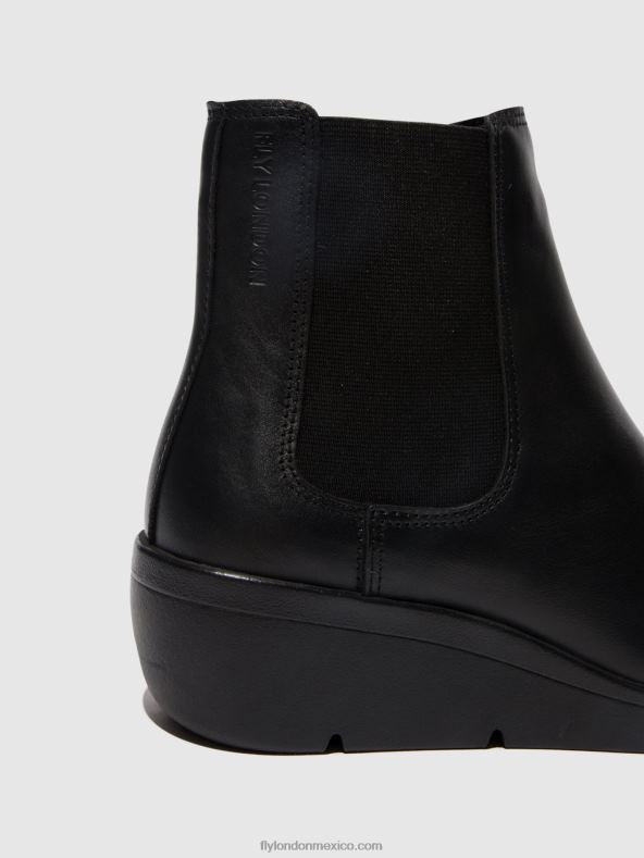 negro 2LT8B130 botines chelsea nola549 Fly London mujer